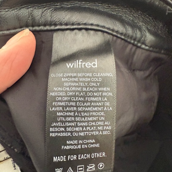 Wilfred Melina Black Vegan Leather Pant - Picture 3 of 15